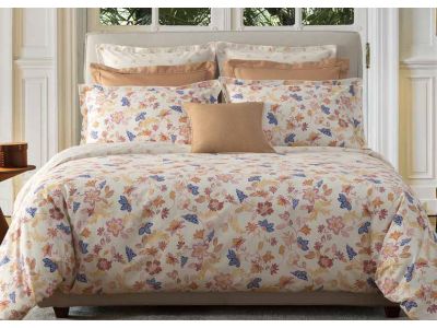 Cearceaf pentru pilota Jardin Secret Bali 200x200cm, Crem