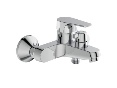 Baterie cada Ideal Standard Cerafine D cu divertor manual, crom