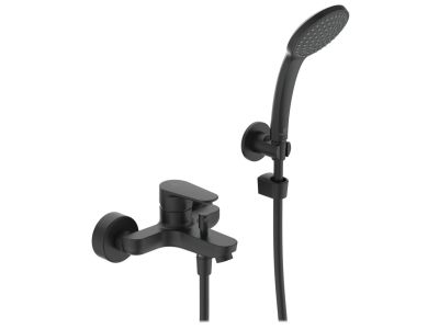 Baterie cada Ideal Standard Cerafine O cu set de dus, negru mat