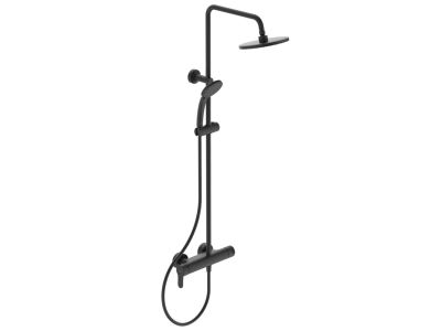 Coloana dus Ideal Standard Cerafine O cu baterie de dus clasica, negru mat