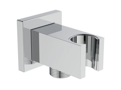 Conector FixFit Ideal Standard Ideal Rain Square cu agatatoare de dus, crom