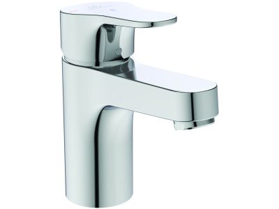 Baterie lavoar Ideal Standard Cerabase H80 Blue Start, ventil metalic pop-up, crom