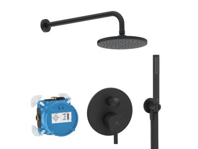 Sistem de dus incastrat Ideal Standard Ceraline negru mat