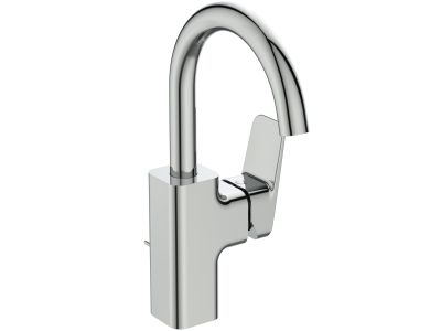 Baterie lavoar Ideal Standard Ceraplan 280 cu pipa inalta, ventil pop-up metalic