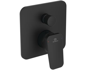 Baterie cada - dus Ideal Standard Ceraplan montaj incastrat, necesita corp ingropat, Silk Black