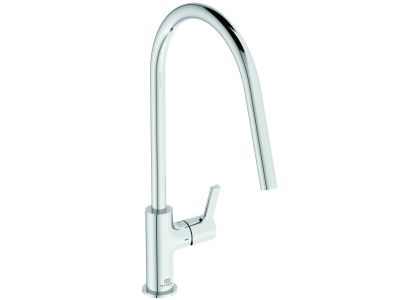 Baterie bucatarie Ideal Standard Gusto, 226mm, pipa tubulara R rotativa, crom