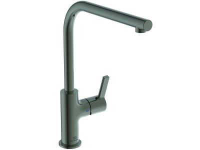 Baterie bucatarie Ideal Standard Gusto, 303mm, pipa tubulara L rotativa, magnetic grey