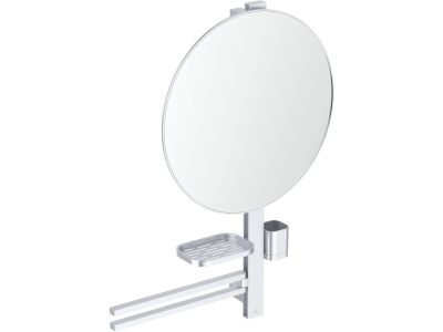 Set accesorii baie Ideal Standard Alu+ L, 80cm, argintiu