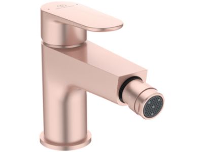 Baterie bideu Ideal Standard Cerafine O, ventil click-clack, rose