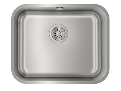 Chiuveta bucatarie Teka BE 50.40, 530x430mm, ventil pop-up, montare sub blat, inox