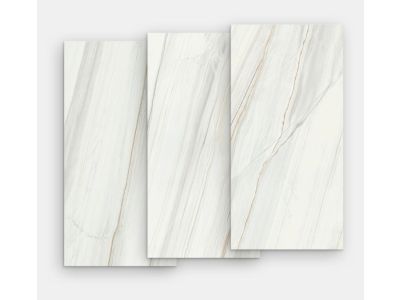 Gresie portelanata FMG Marmi Classici Maxfine 300x150cm, 6mm, Bianco Lasa Lucidato