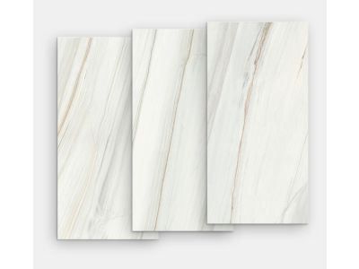 Gresie portelanata FMG Marmi Classici Maxfine 75x37.5cm, 6mm, Bianco Lasa Lucidato