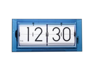 Ceas NeXtime Big Flip Clear 36cm, Blue