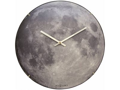 Ceas de perete NeXtime Blue Moon Dome 35cm