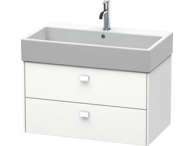 Dulap baza suspendat Duravit Brioso 784x442mm, cu doua sertare , alb mat