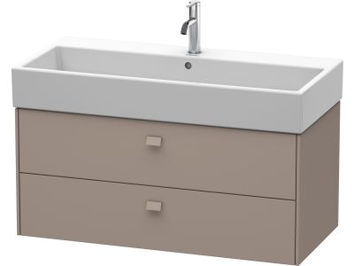 Dulap baza suspendat Duravit Brioso 984x442mm, cu doua sertare, bazalt mat