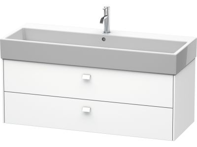 Dulap baza suspendat Duravit Brioso 1184x442mm, cu doua sertare, alb mat