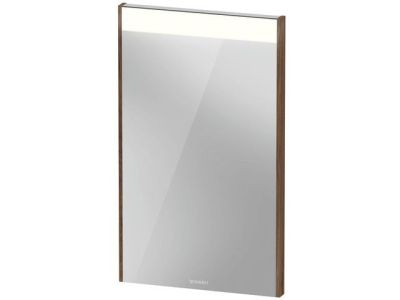 Oglinda cu iluminare LED Duravit Brioso 42x70cm, 6W, IP44, nuc inchis