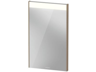 Oglinda cu iluminare LED Duravit Brioso 42x70cm, 6W, IP44, stejar terra