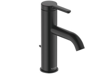 Baterie lavoar Duravit C.1 M, ventil pop-up, negru mat