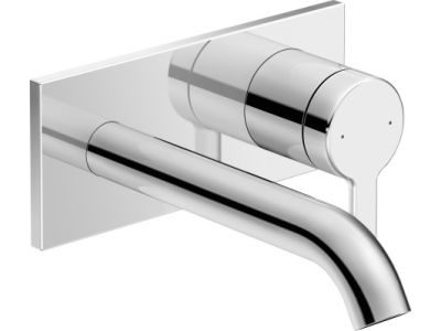 Baterie lavoar Duravit C.1 de perete, pipa 174mm, fara ventil, necesita corp ingropat