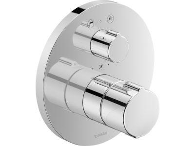 Baterie cada - dus termostatata Duravit B.1 montaj incastrat, necesita corp ingropat