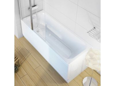 Cada baie rectangulara Ravak Concept Chrome 150x70cm, acril