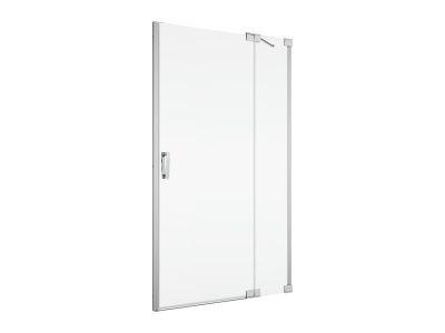 Usa de dus batanta cu parte fixa Ronal (SanSwiss) Cadura CA13D 90cm, orientare dreapta, sticla AquaPerle 6mm, profil argintiu