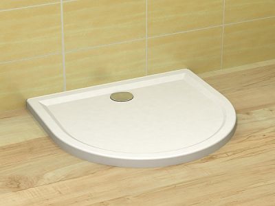 Cadita de dus semirotunda speciala Radaway Delos P 100x90 cm