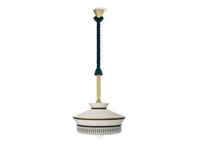 Suspensie exterior Contardi Calypso Martinique Outdoor, design Servomuto Matt, LED 1x9W E27, d 39cm, h 262cm, auriu mat