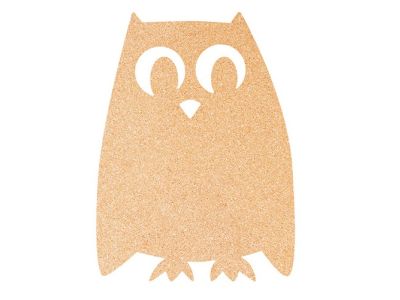 Panou pluta Securit Silhouette Owl 40,7x30x0,5cm