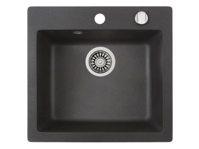 Chiuveta bucatarie Teka Clivo 50 S-TQ, 455 x 495mm, tegranit Schwarzmetallic