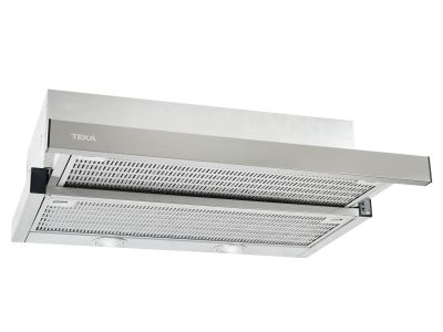 Hota telescopica Teka CNL 6415 Inox, 2 trepte + turbo, max 312 mc/h, 60cm