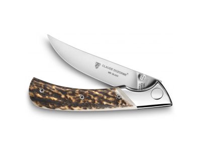 Cutit pliabil de buzunar Claude Dozorme Liner EOK, maner corn cerb, lama inox