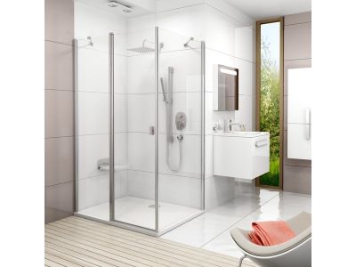 Perete lateral Ravak Concept Chrome CPS-80, 80cm, crom mat