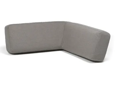 Perna colt spatar canapea exterior Nardi Maximo 92x35cm, gri Lava Sunbrella