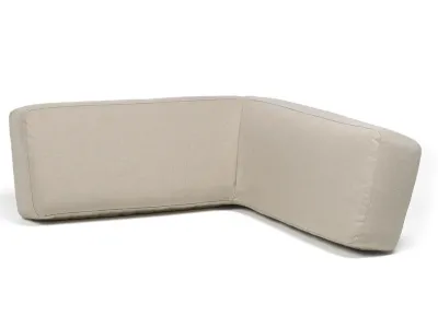 Perna colt spatar canapea exterior Nardi Maximo 92x35cm, alb Perla Sunbrella
