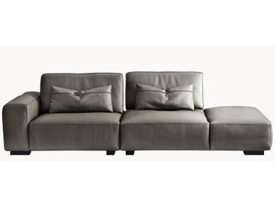 Canapea Gamma Soho 274cm, piele Danka F776, HandMade in Italy