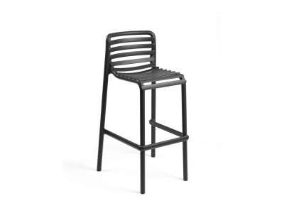 Scaun inalt exterior Nardi Doga Stool, h75cm, antracit