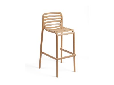 Scaun inalt exterior Nardi Doga Stool, h75cm, cappuccino