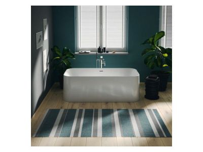 Cada rectangulara freestanding Duravit DuraFoga 170x70cm, alb