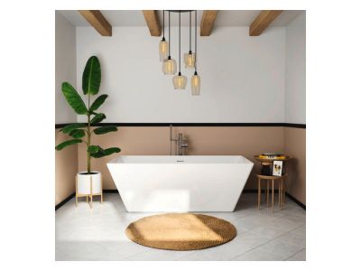 Cada freestanding Duravit DuraMaty 170x80cm, alb