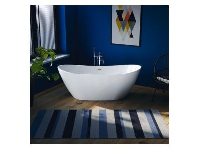 Cada ovala freestanding Duravit DuraVato 180x80mm, alb
