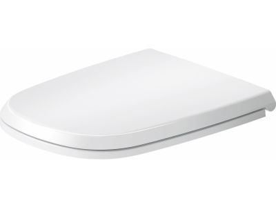 Capac WC Duravit Aurena cu inchidere lenta, detasabil, alb