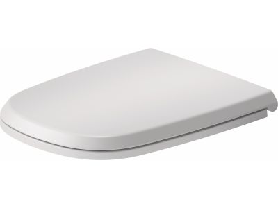 Capac WC Duravit Aurena cu inchidere lenta, detasabil, alb mat