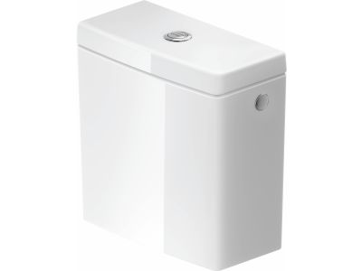 Rezervor wc Duravit Balcoon cu alimentare laterala, DuraShield, alb