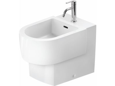 Bideu Duravit Balcoon 37x57cm, ventil pop-up cu capac ceramic, DuraShield, alb