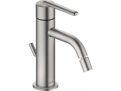 Baterie bideu Duravit Balcoon, ventil pop-up, inox periat