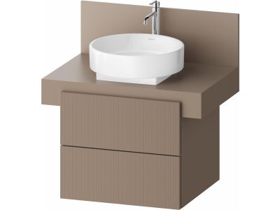 Dulap baza Duravit Balcoon 60x57cm, doua sertare cu inchidere lenta, umbra mat