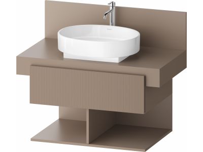 Dulap baza Duravit Balcoon 80x57cm, un sertar cu inchidere lenta, umbra mat
